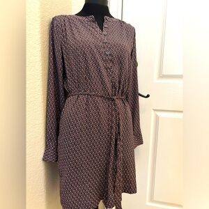 Loft tunic dress in dark plum. Size XS. NWOTGS.